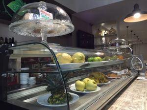 Vitrina at Happy Day Vegetariano in Barcelona