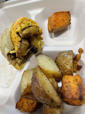 Breakfast burrito   at The Common Bond Market in Shelton