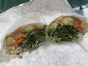 Bohemian wrap vegan   at The Common Bond Market in Shelton