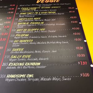 they have super good vegan meat! you can sub any cheese for vegan cheese :) at Ike's in Walnut Creek