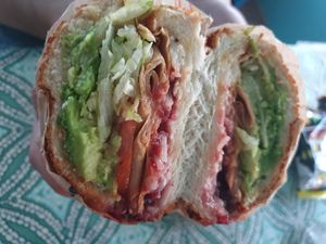 Vegan Pilgrim at Ike's in Walnut Creek