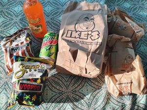 Lunch!  at Ike's in Walnut Creek