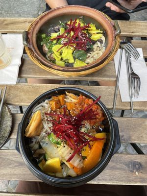 Budha bowl and noodle bowl at Cat Tuong in Berlin