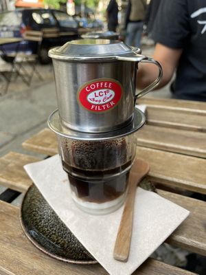 Vietnamese coffee at Cat Tuong in Berlin