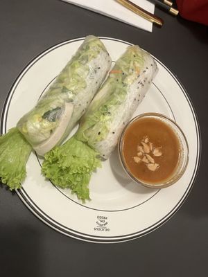 Summer rolls  at Cat Tuong in Berlin