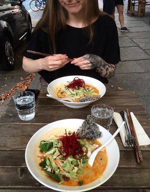 Mi Quang soup 🖤 at Cat Tuong in Berlin