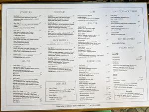 Menu at Cat Tuong at Cat Tuong in Berlin