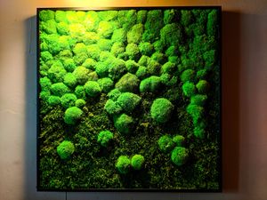 Living vertical garden "painting" inside Cat Tuong. at Cat Tuong in Berlin