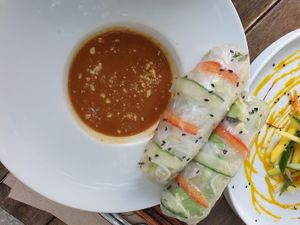 Summer rolls at Cat Tuong in Berlin