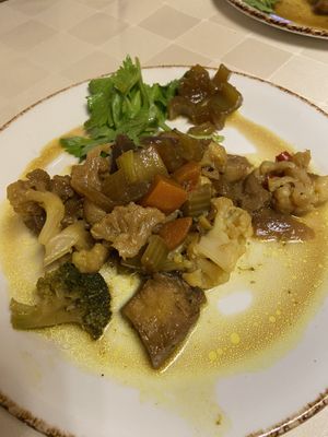Stufato di seitan con verdure   at Trattoria Enzo e Piero in Florence