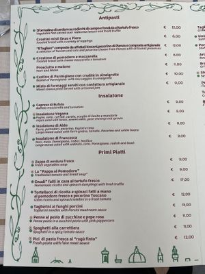   at Trattoria Enzo e Piero in Florence