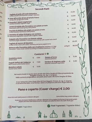   at Trattoria Enzo e Piero in Florence