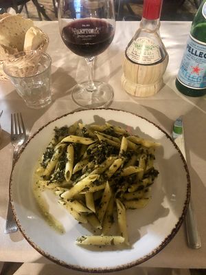 Pasta at Trattoria Enzo e Piero in Florence