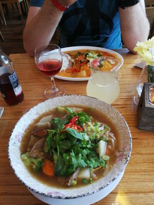 Curry, Udonsuppe at Well Being II in Cologne