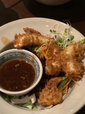 Vegane Garnelen im Tempura Teig  at Well Being II in Cologne