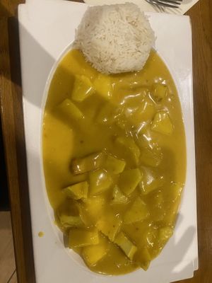 Mango curry  at Well Being II in Cologne