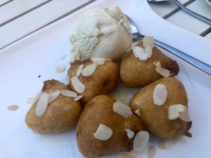 baked pineapples at Well Being II in Cologne