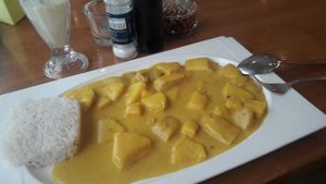 Mango curry at Well Being II in Cologne