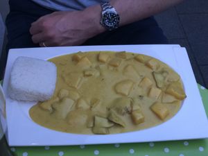 Mango curry  at Well Being II in Cologne