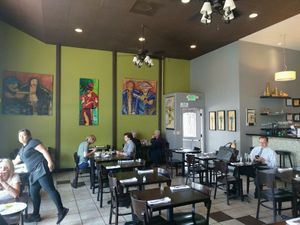 inside at Lemongrass Bistro in Martinez