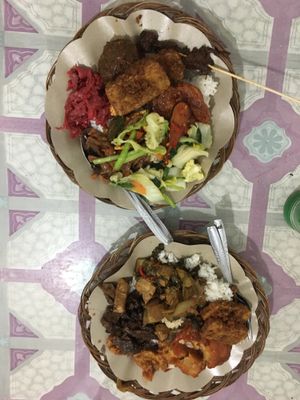 We tried a bit of all- so good! at Vegetarian Restaurant in Jakarta