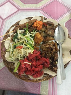 Mix of stuff from the collection! at Vegetarian Restaurant in Jakarta