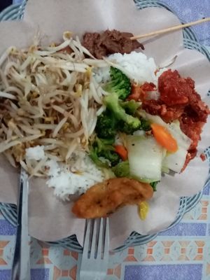 . at Vegetarian Restaurant in Jakarta