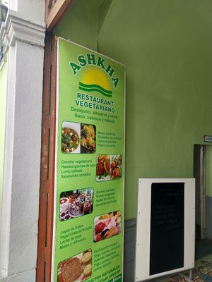 Sign at Ashkha in Arequipa