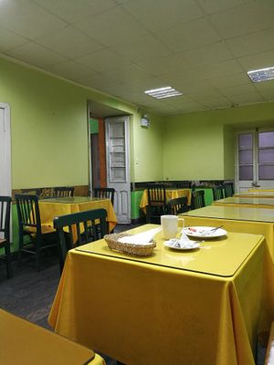 Restaurant inside at Ashkha in Arequipa