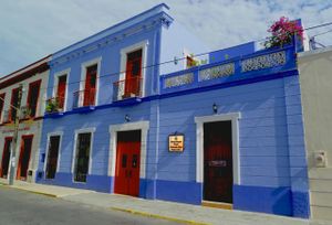 Hotel MedioMundo Facade at Hotel MedioMundo in Merida
