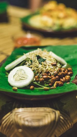 Local veggie dish at Coco Beach in 