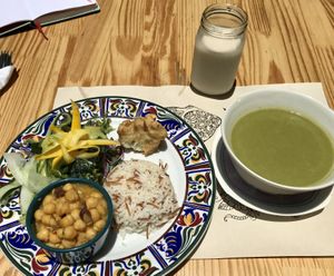 Plate of the day at Veg Station in Medellin