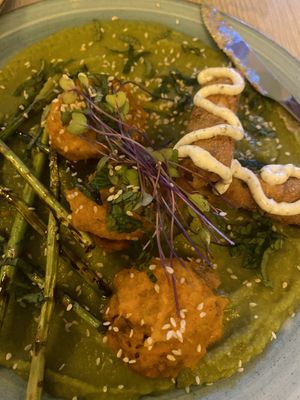 Palm of hearts  at Veg Station in Medellin