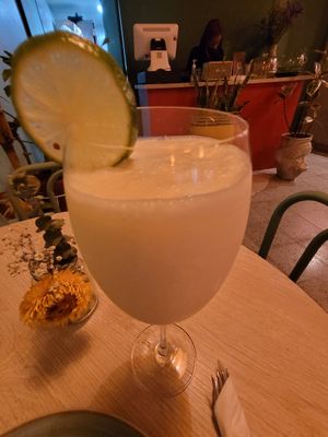 limonada de coco, muy rico! at Veg Station in Medellin