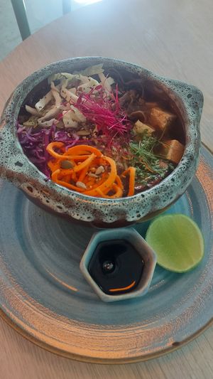 The ramen, very tasty at Veg Station in Medellin