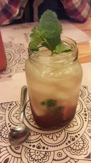 Natural soda  at Veg Station in Medellin