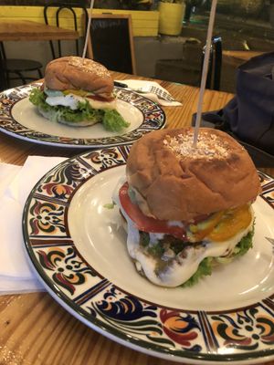 Veg station burgers. OMG! at Veg Station in Medellin