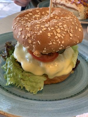 Best vegan burger in Medellin  at Veg Station in Medellin