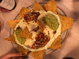 Nachos were great! Super good cheese.  at Veg Station in Medellin