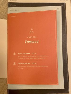 Menu page 1 of 4, February 2020 at Veg Station in Medellin