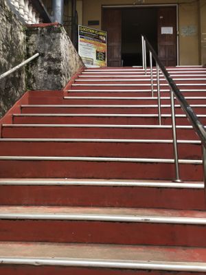 Steps up  at The Soya Centre in Kandy
