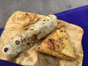 Roti & samosa   at The Soya Centre in Kandy