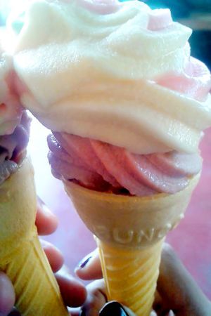 The heavenly soy ice cream they are famous for! at The Soya Centre in Kandy