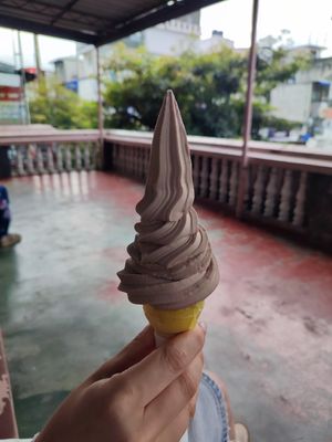 chocolate soft ice at The Soya Centre in Kandy