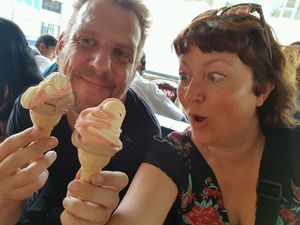 ice cream! yay! at The Soya Centre in Kandy