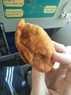 Vegan pastry. at The Soya Centre in Kandy