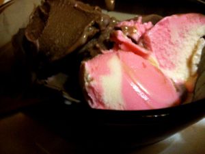 Vegan soy ice-cream! at The Soya Centre in Kandy