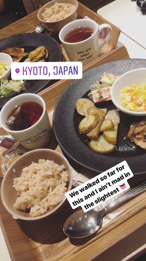 Yum! Soy fish at Cosme Kitchen Cafe in Kyoto