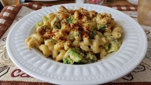 Creamy Cashew Mac & Cheese at Fortuitea Cafe and Bakery in Washington