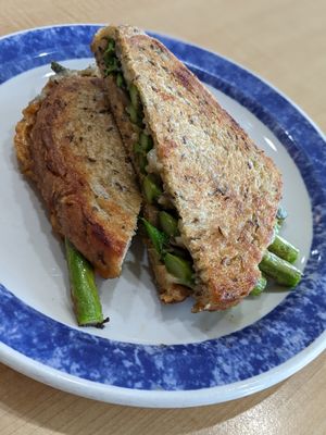 Asparagus Sandwich at Fortuitea Cafe and Bakery in Washington